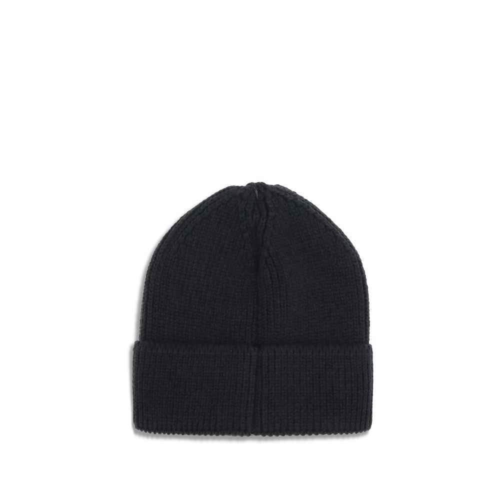 Black Marabou Beanie