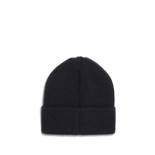 Black Marabou Beanie