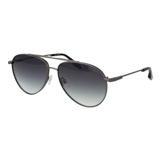 Gray Stainless Steel Sunglasses