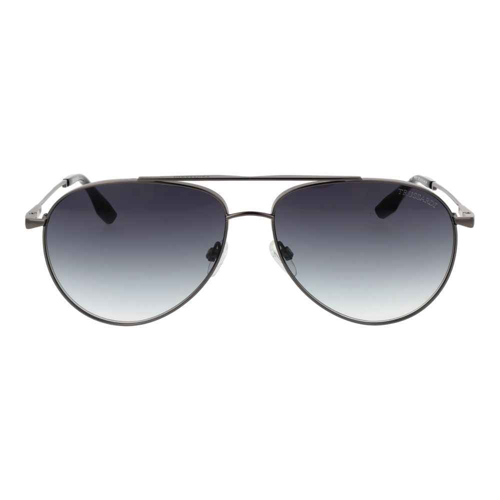 Gray Stainless Steel Sunglasses