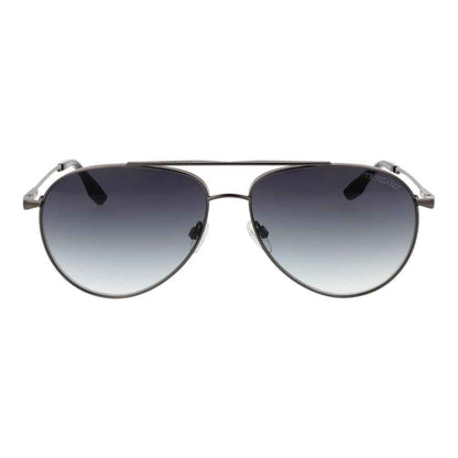 Gray Stainless Steel Sunglasses