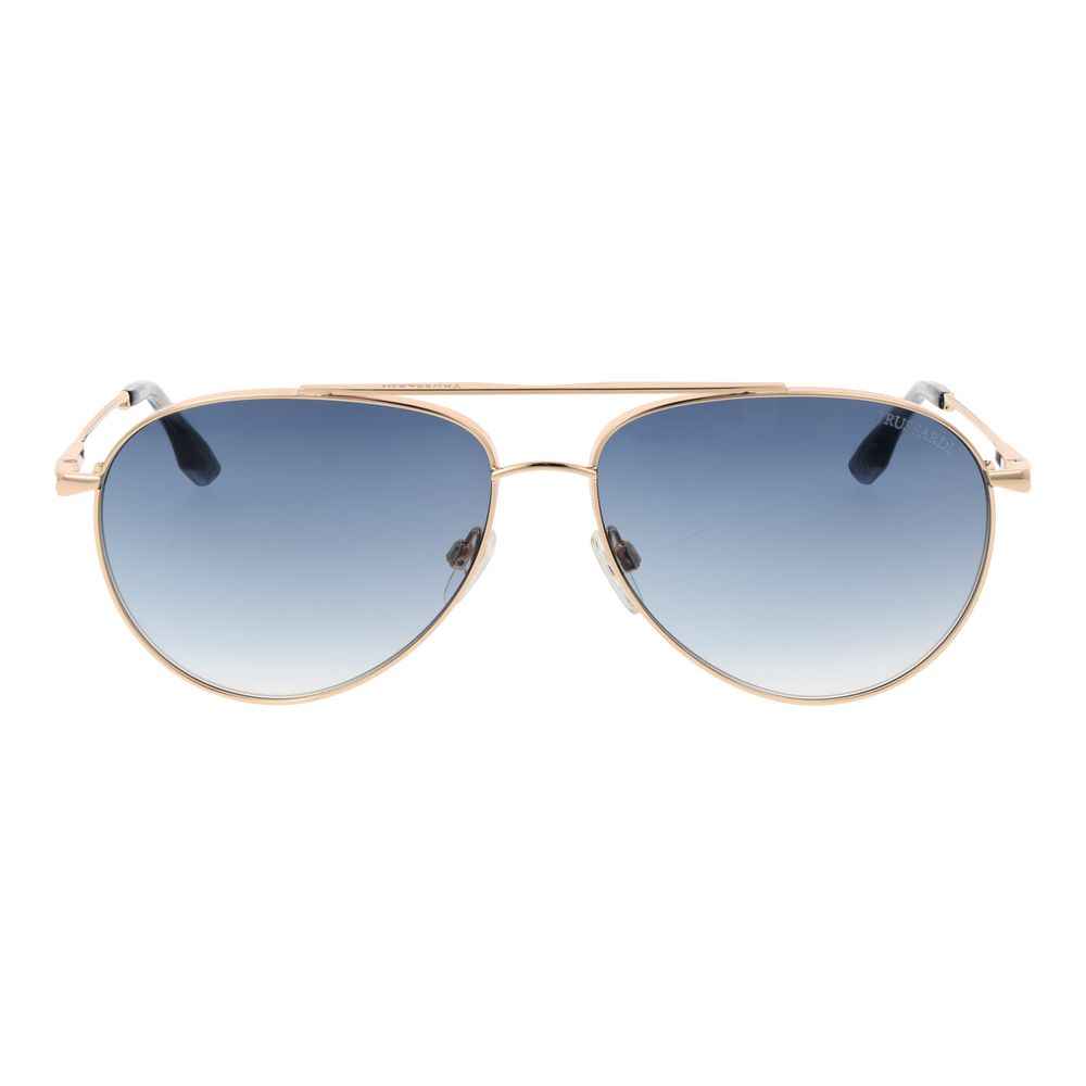 Gold Stainless Steel Sunglasses