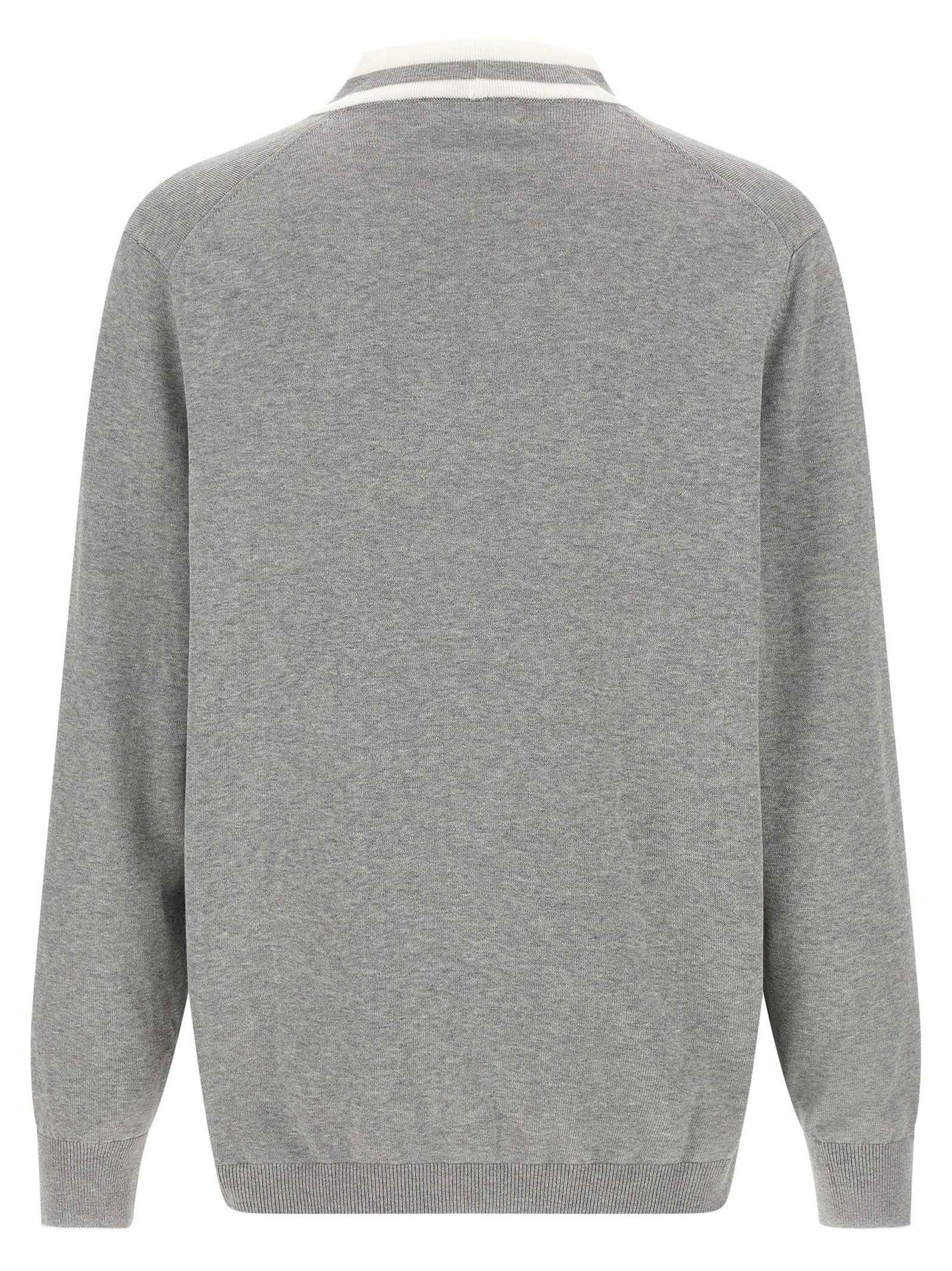 Gray Cotton Cardigan