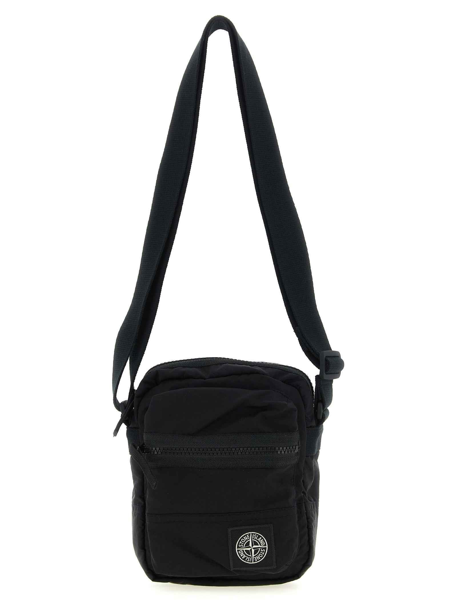 Black Polyamide Crossbody Bag