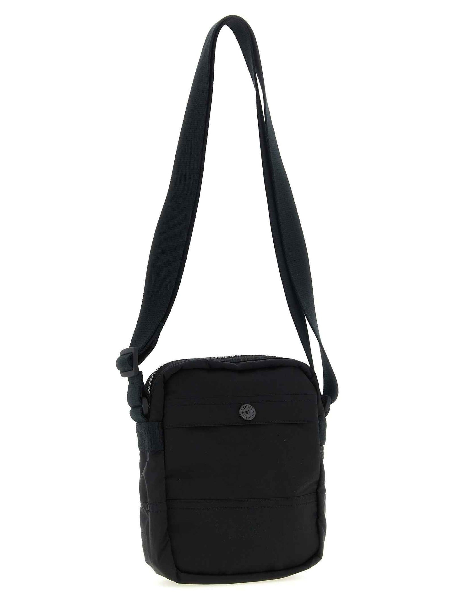 Black Polyamide Crossbody Bag