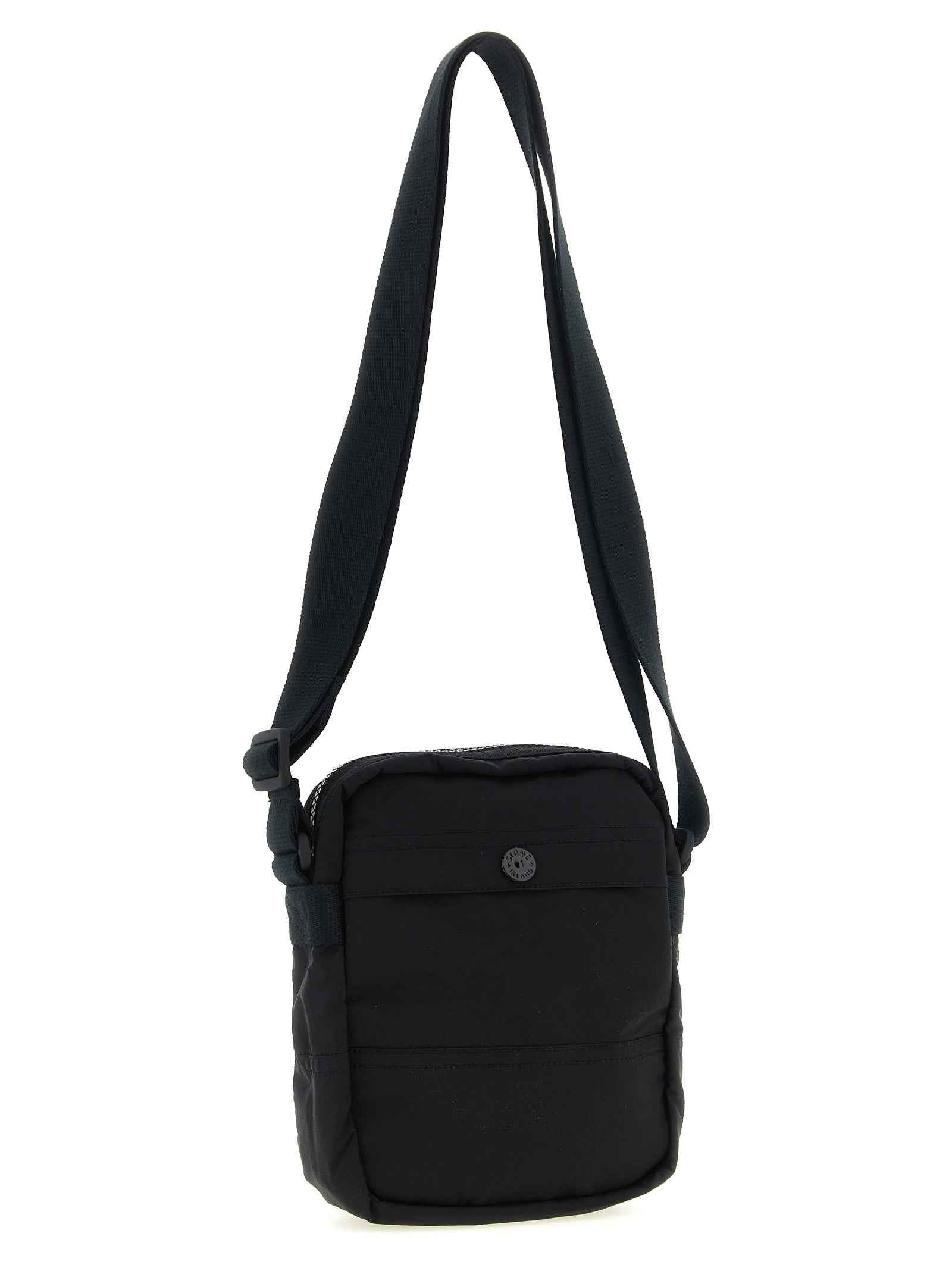Black Polyamide Crossbody Bag