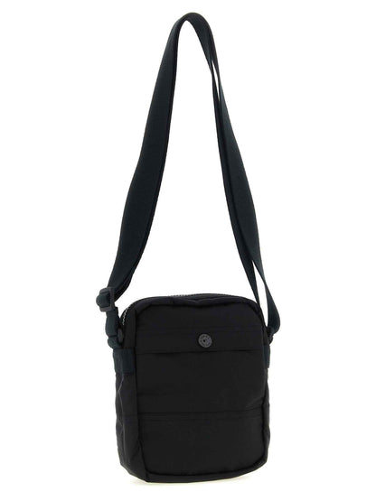 Black Polyamide Crossbody Bag