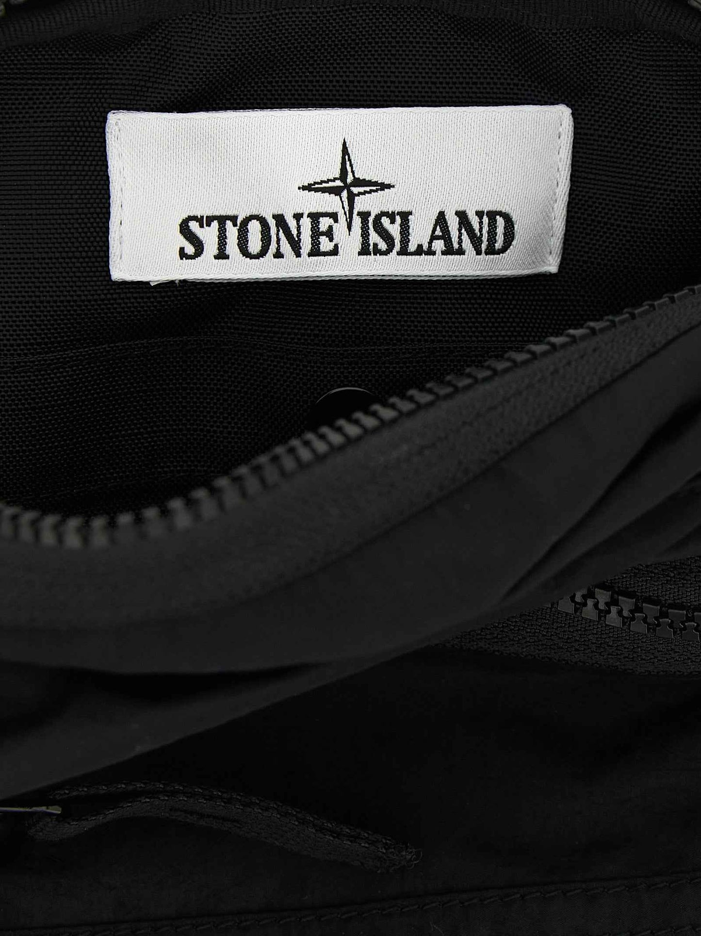 Black Polyamide Crossbody Bag