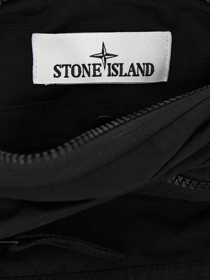 Black Polyamide Crossbody Bag