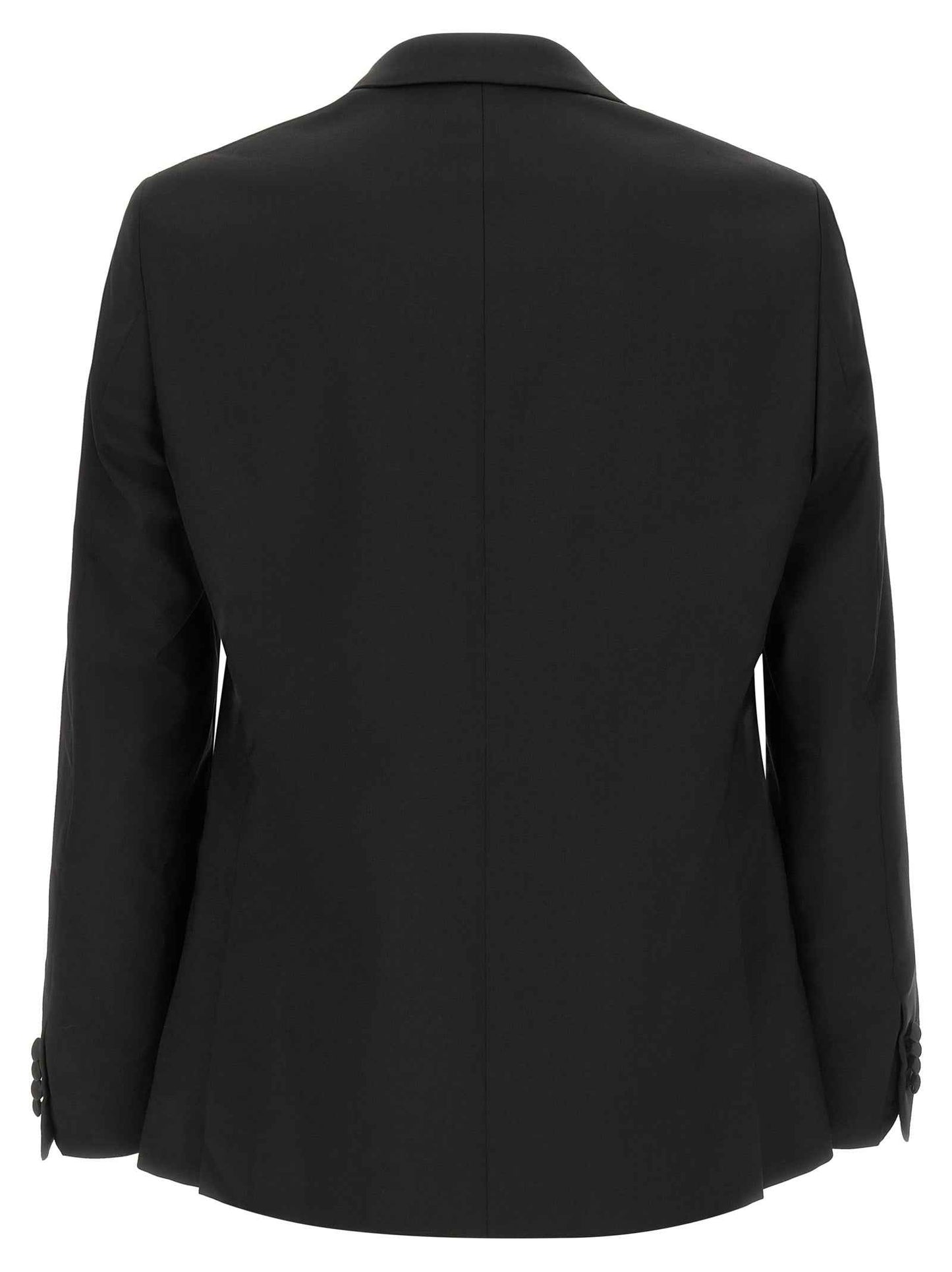 Black Wool Two-Piece Suit