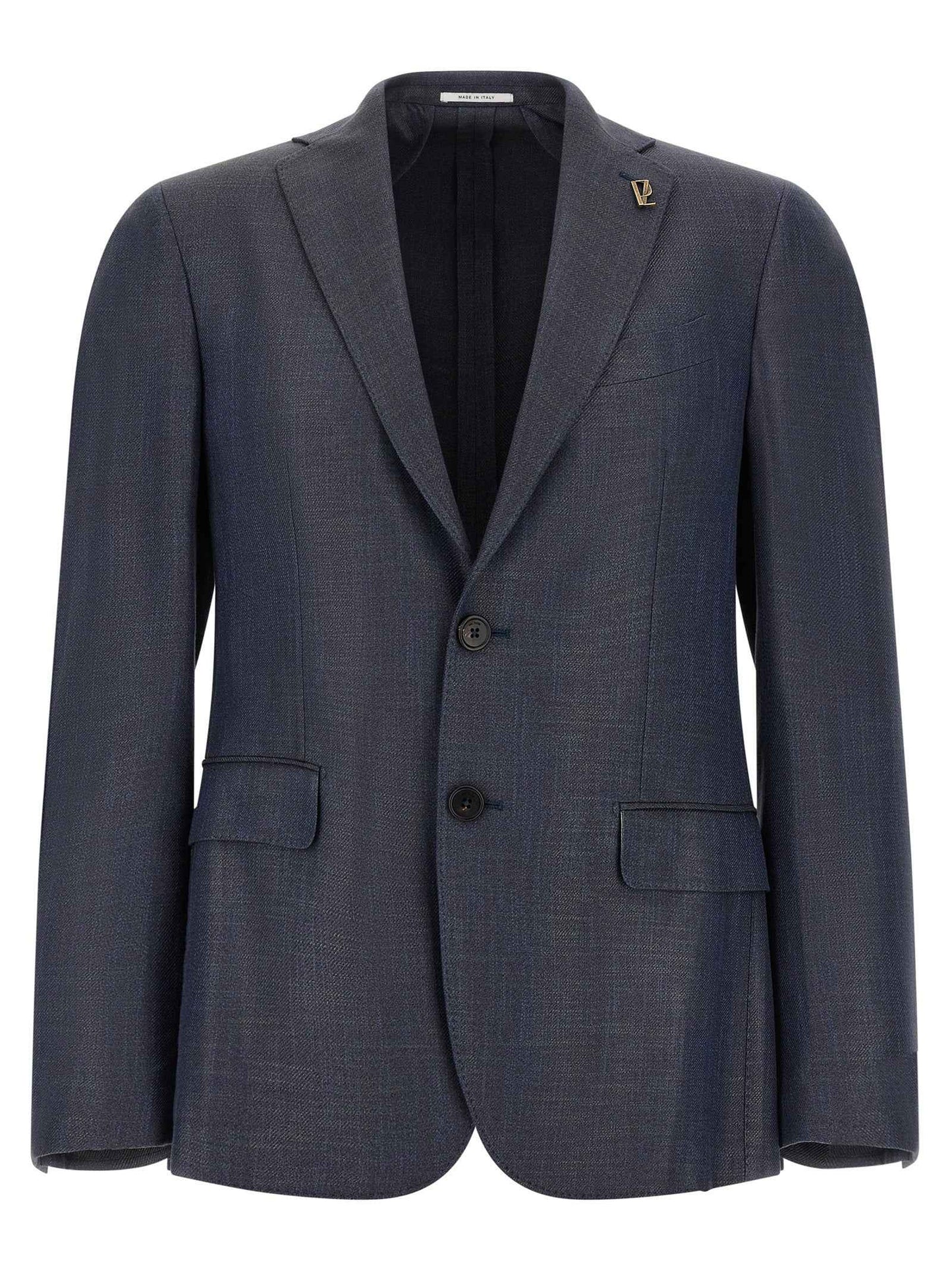 Blue Viscose Blazer