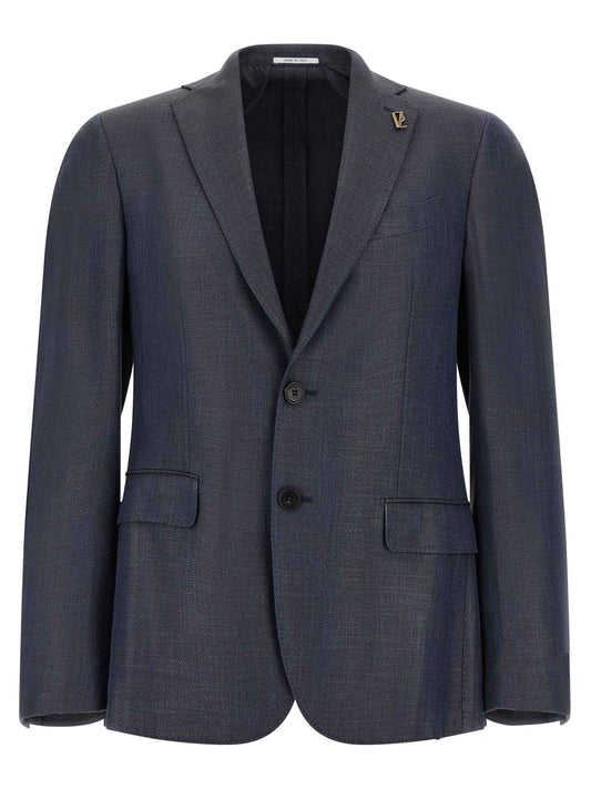 Blue Viscose Blazer