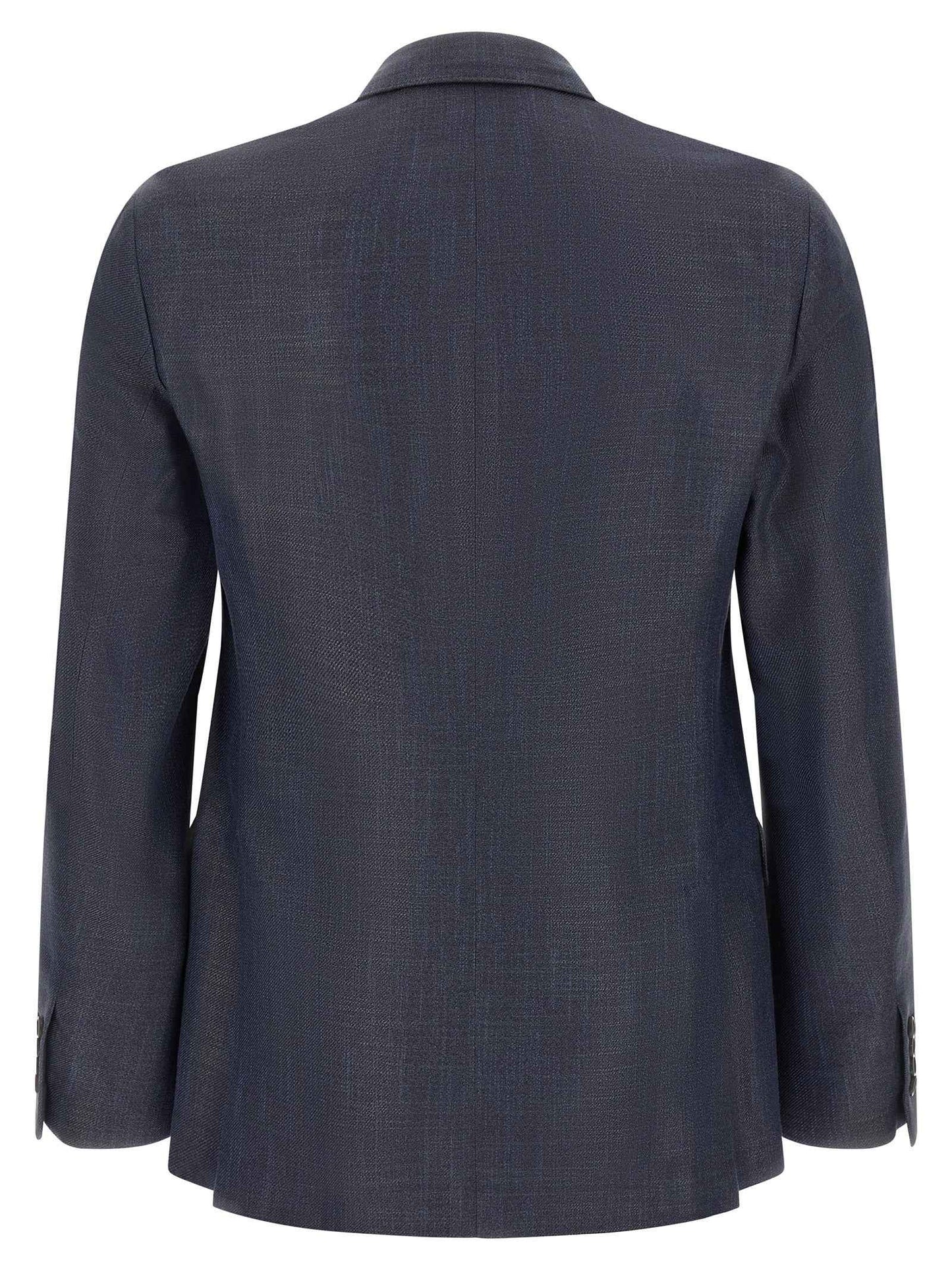 Blue Viscose Blazer