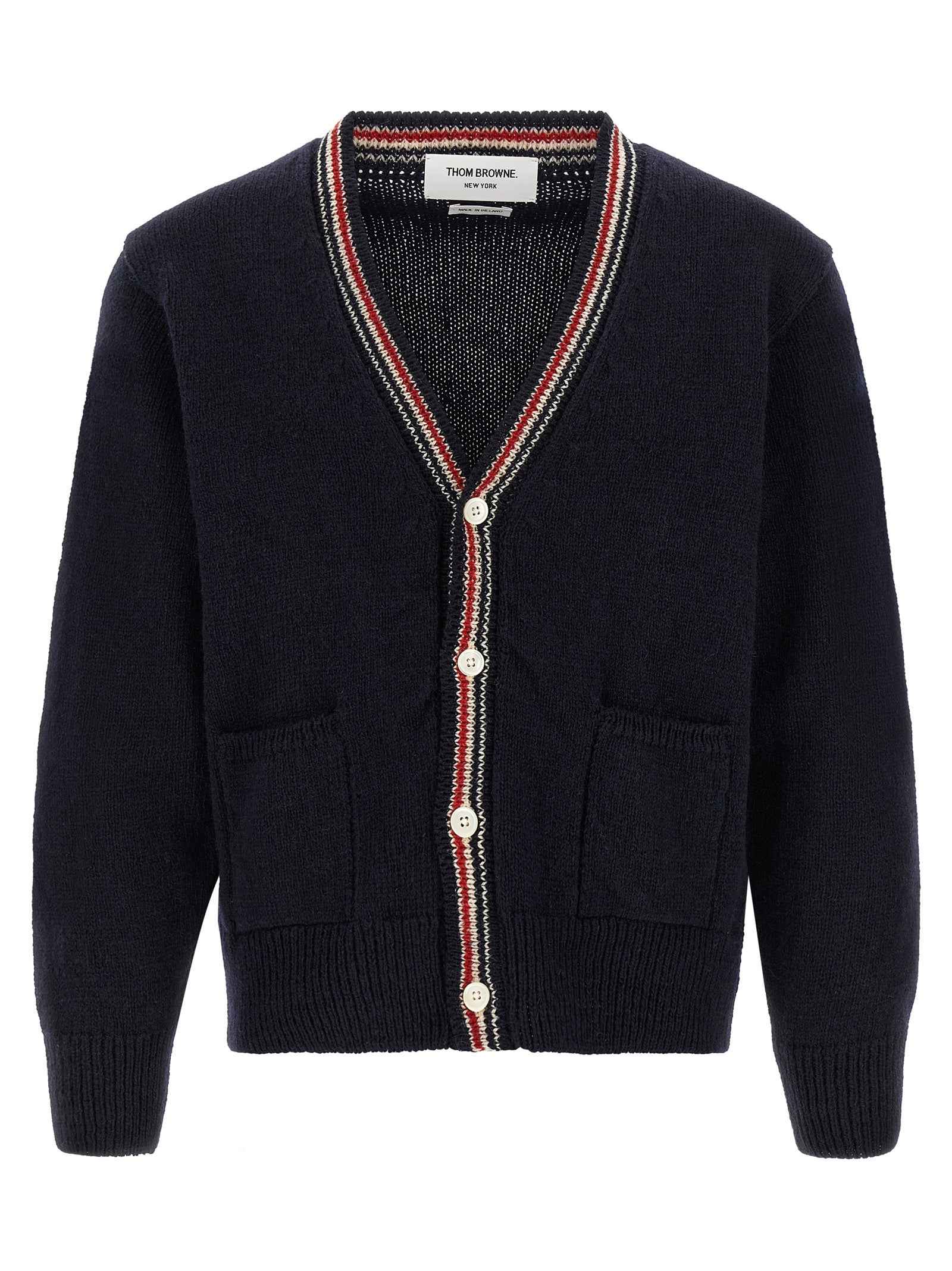 Blue Wool Cardigan