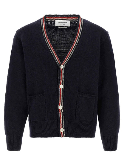 Blue Wool Cardigan