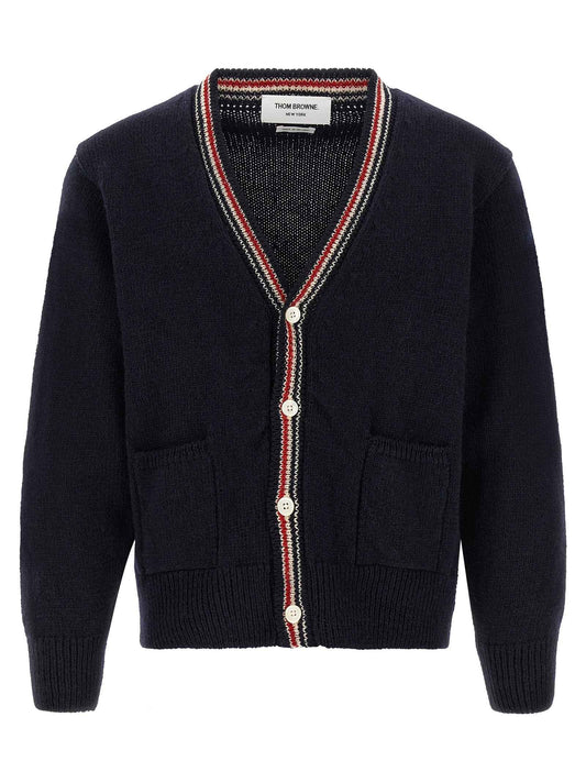 Blue Wool Cardigan