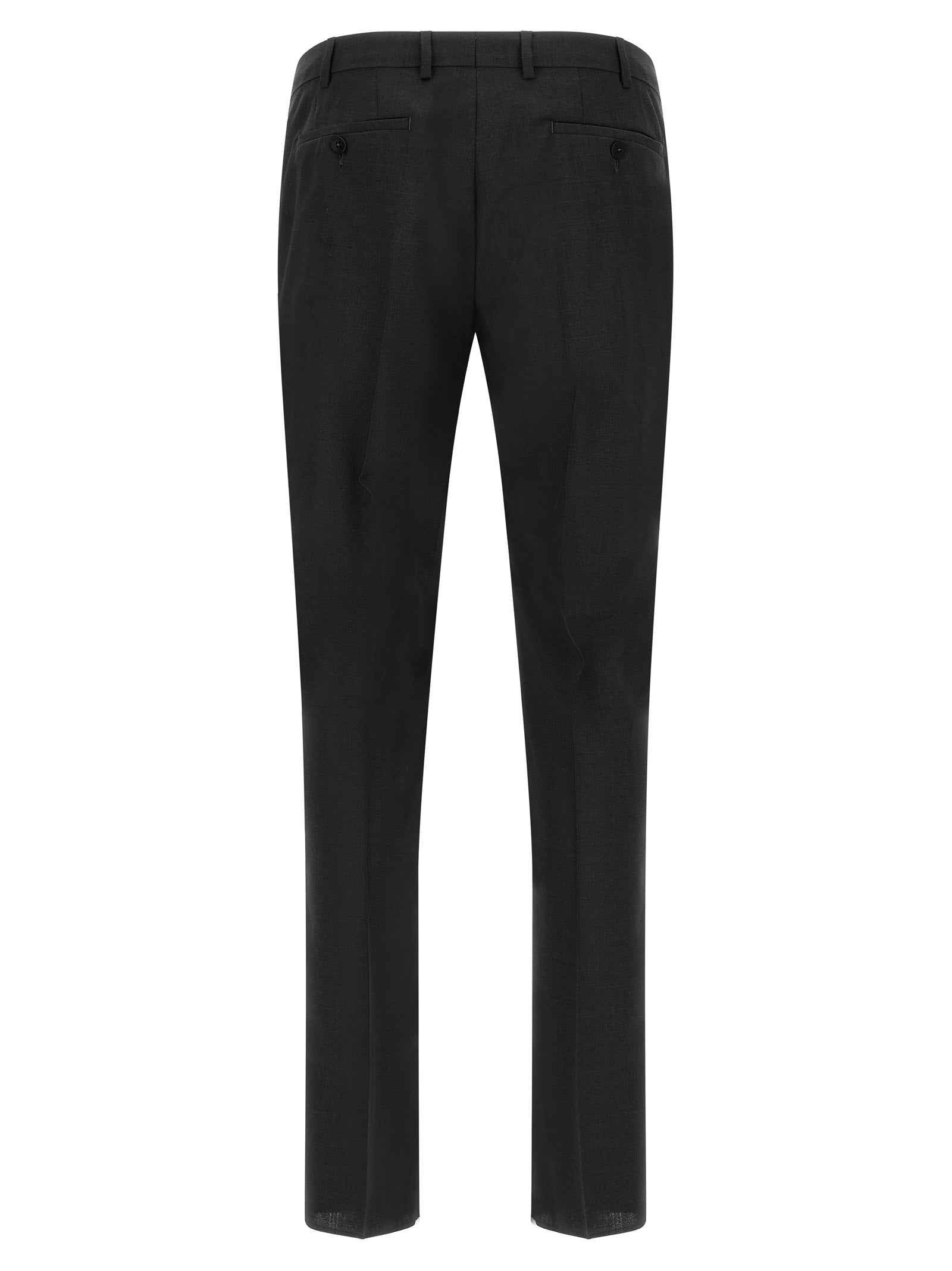 Gray Wool Two-Piece Suit