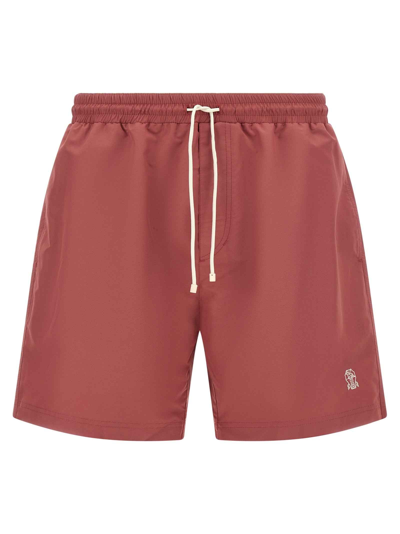 Multicolor Polyester Swim Shorts