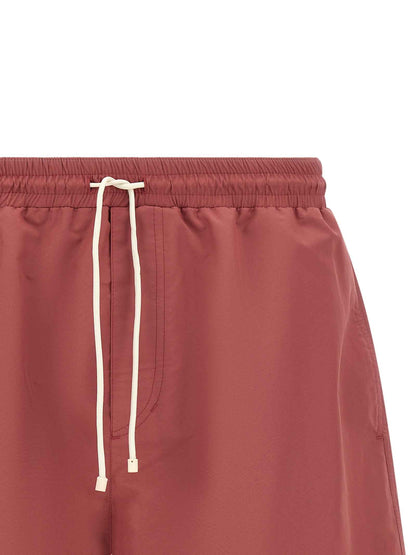 Multicolor Polyester Swim Shorts