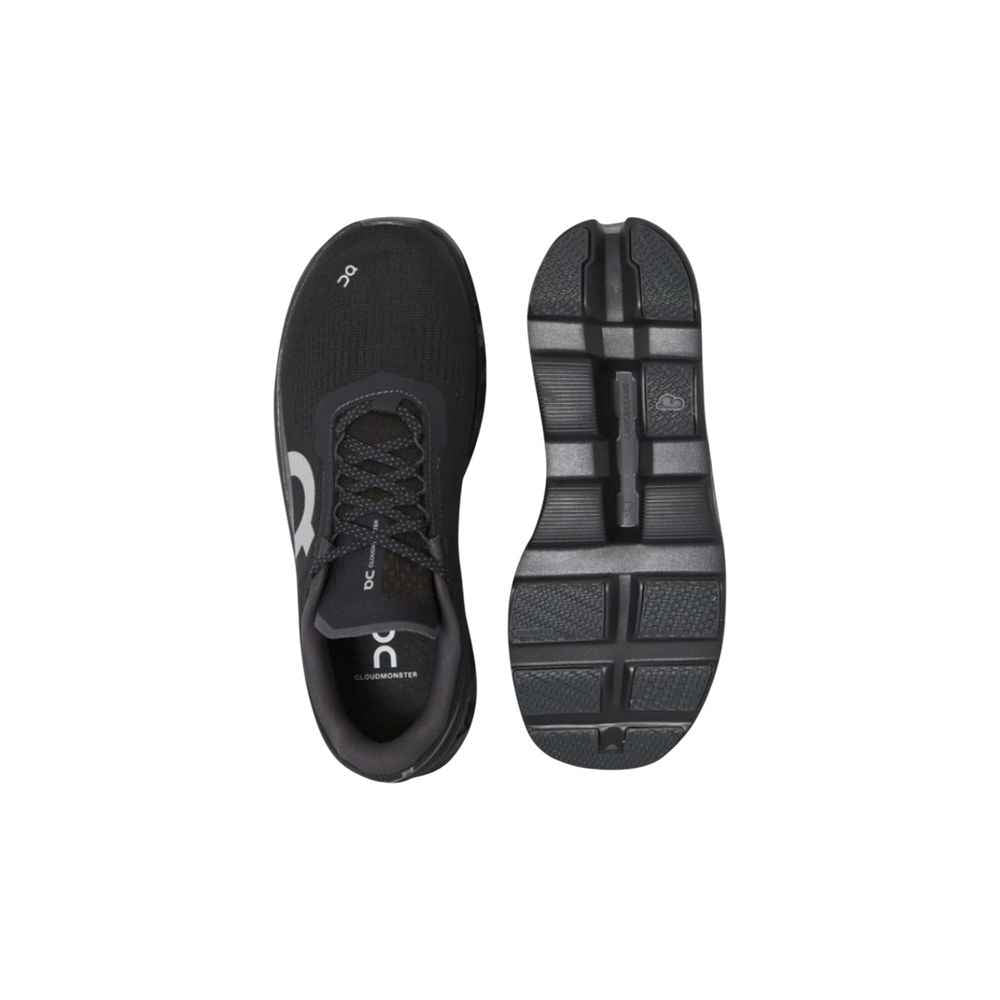Black Synthetic Athletic Sneakers