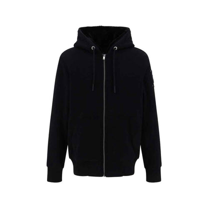 Black Polyester Hoodie