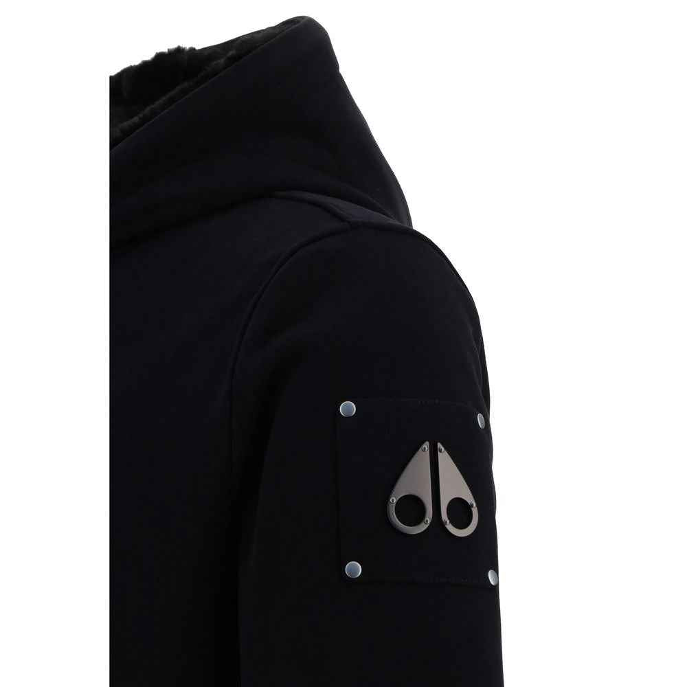 Black Polyester Hoodie