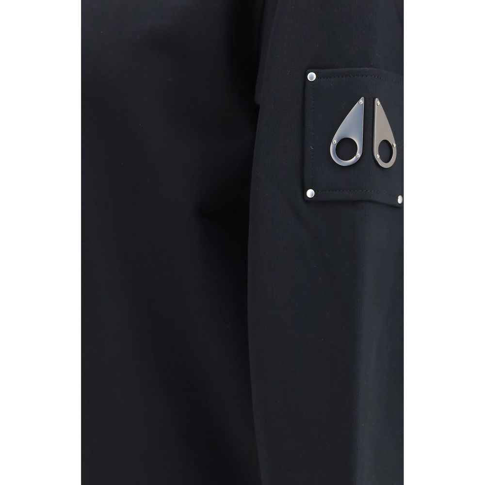 Black Cotton Sweatshirt