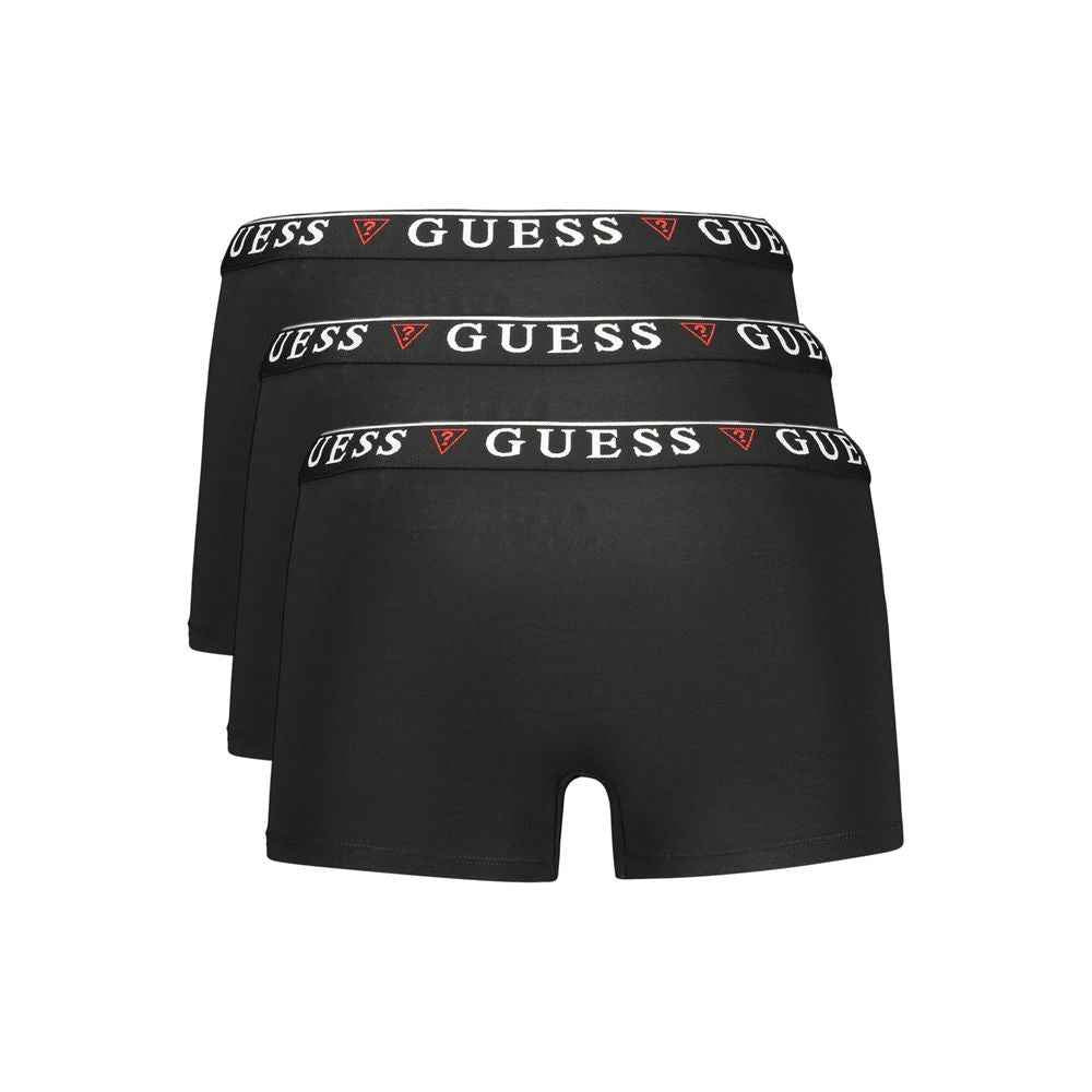 Black Cotton Men Underwear