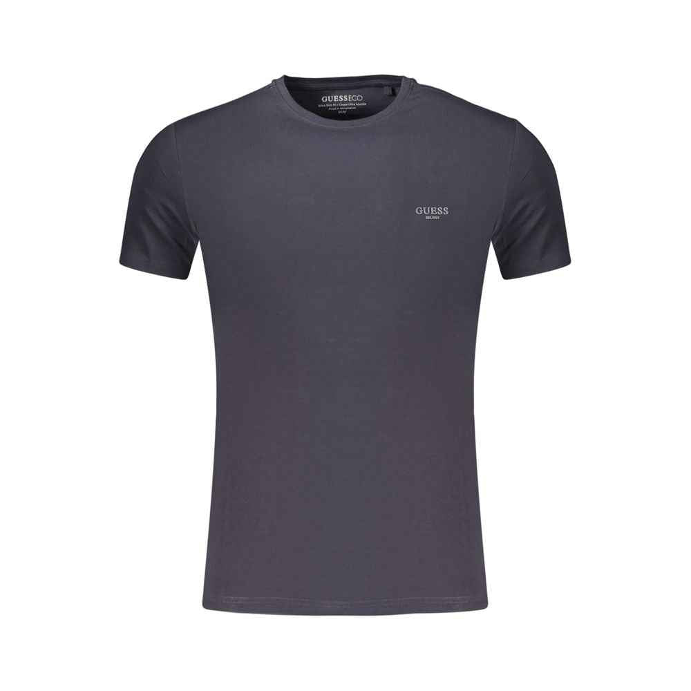 Blue Cotton Men's T-Shirt