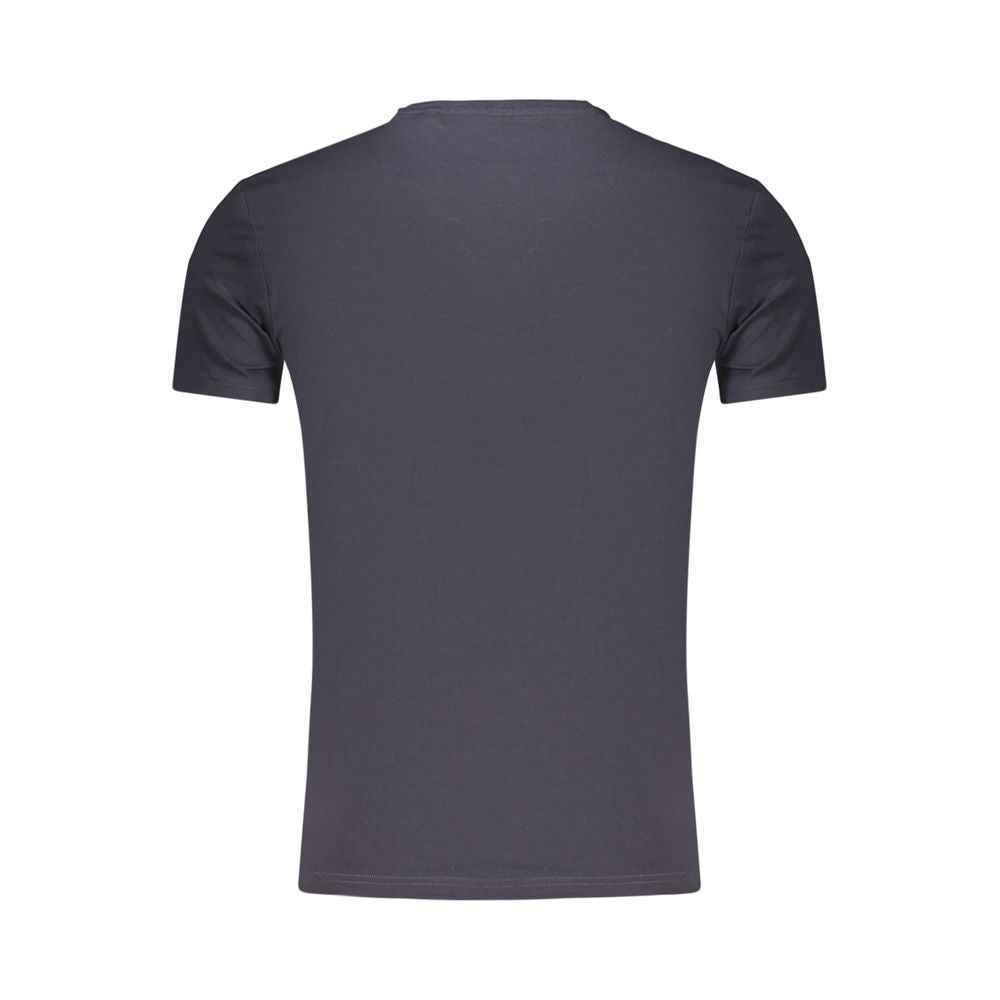 Blue Cotton Men's T-Shirt