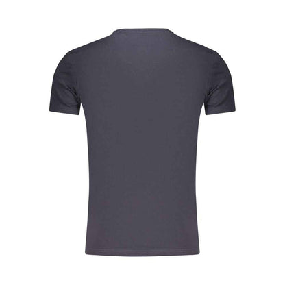 Blue Cotton Men's T-Shirt
