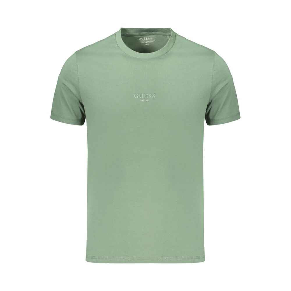 Green Cotton Men's T-Shirt