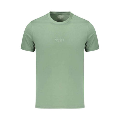 Green Cotton Men's T-Shirt