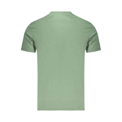 Green Cotton Men's T-Shirt
