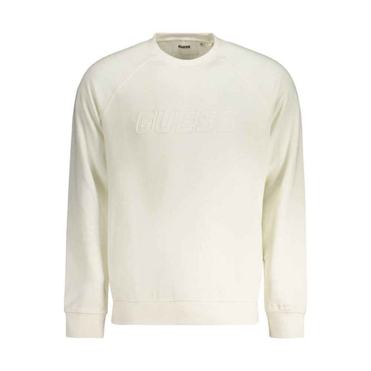 White Cotton Men's Sweatshirt