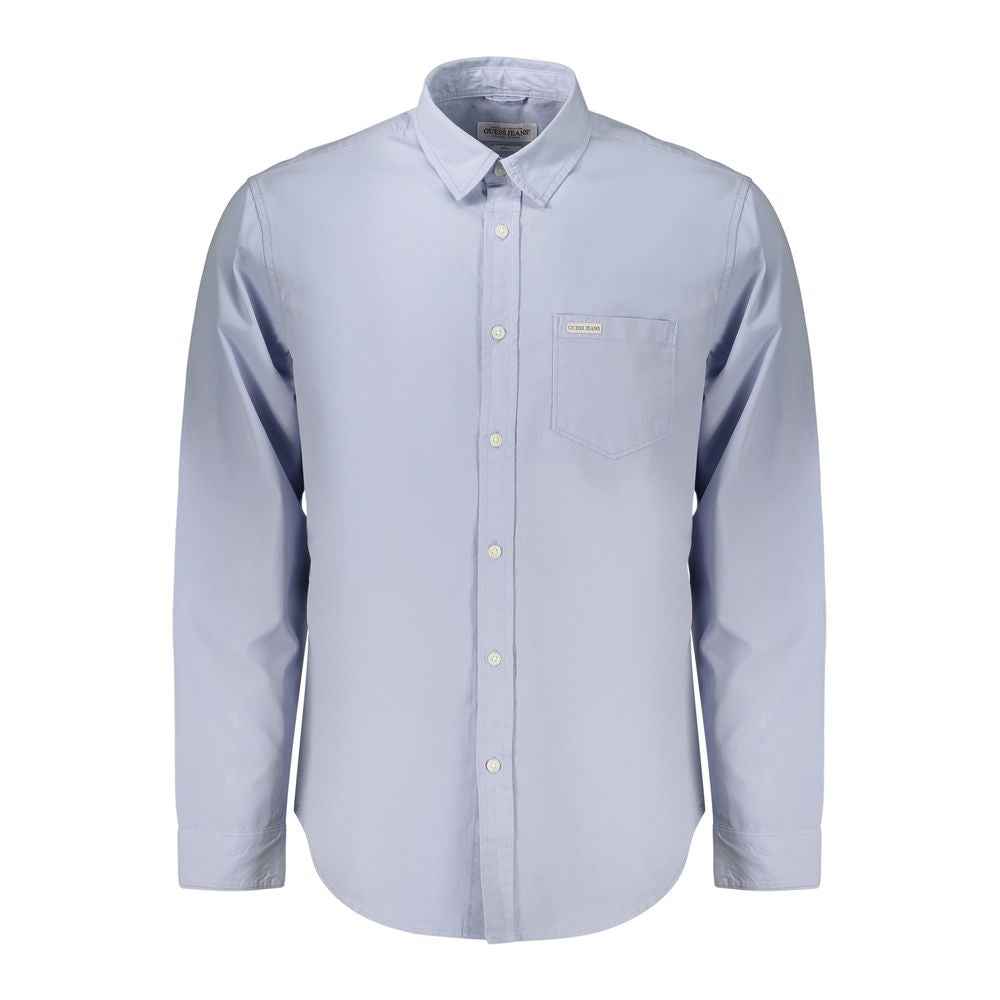 Azzurro Cotton Men Shirt