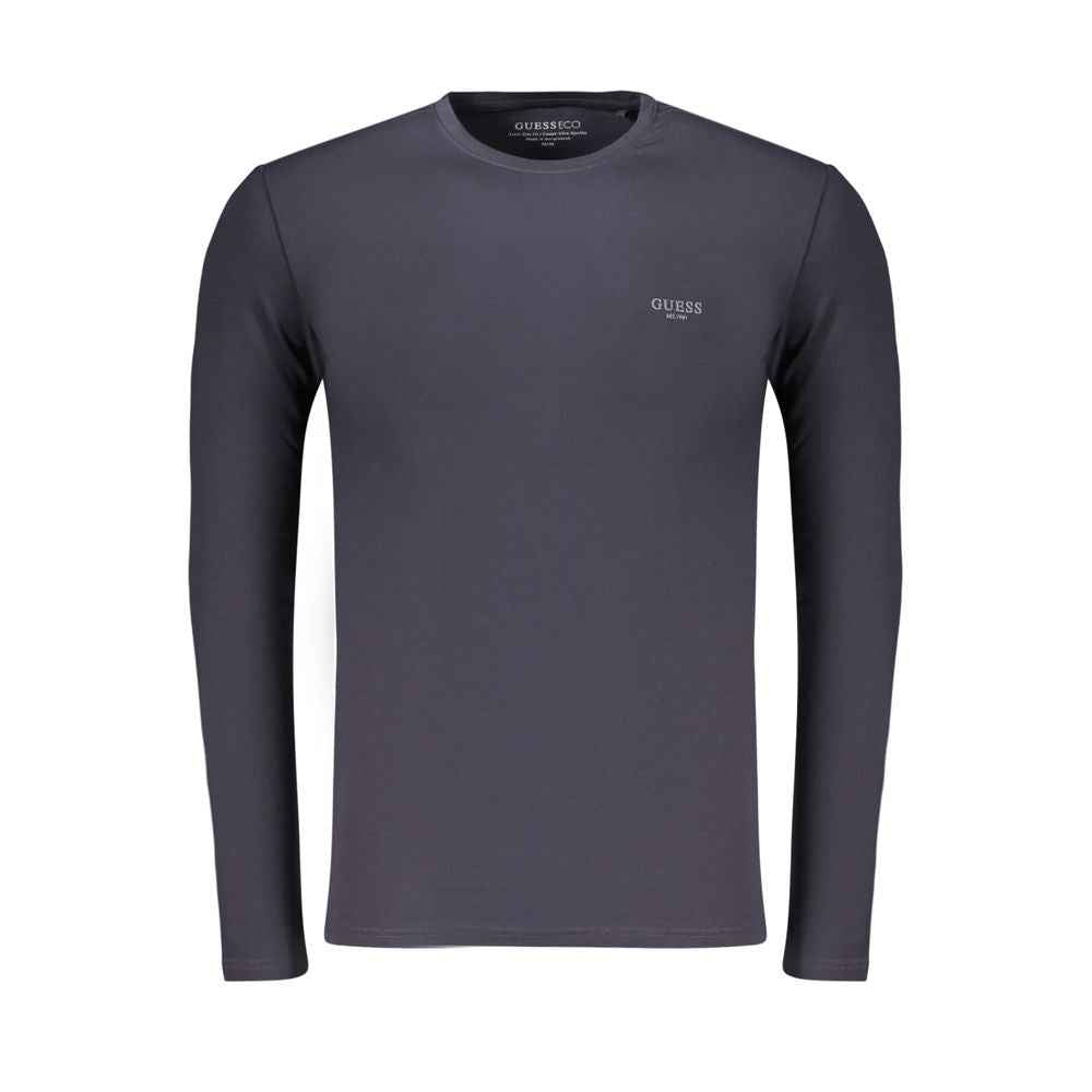 Blue Cotton Men's T-Shirt