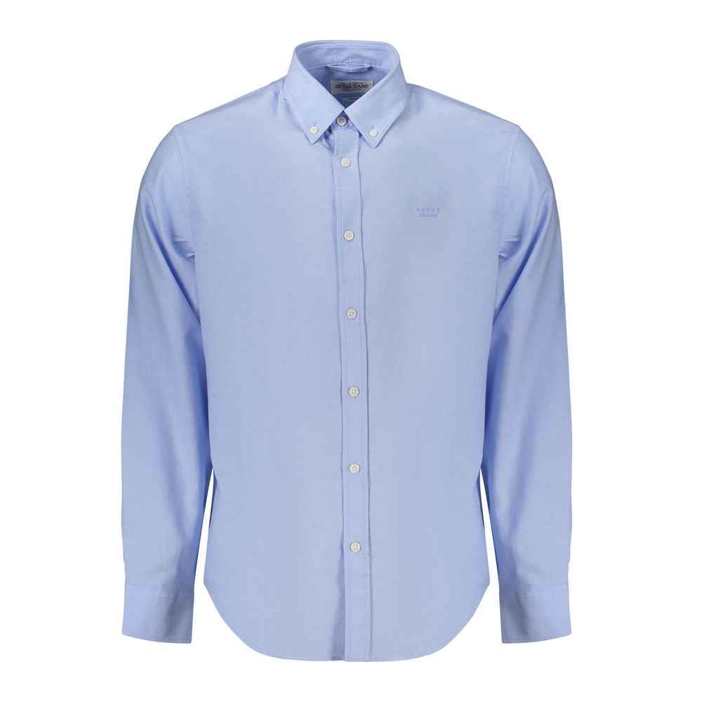 Azzurro Cotton Men's Shirt