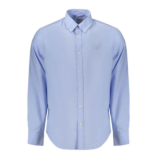 Azzurro Cotton Men's Shirt