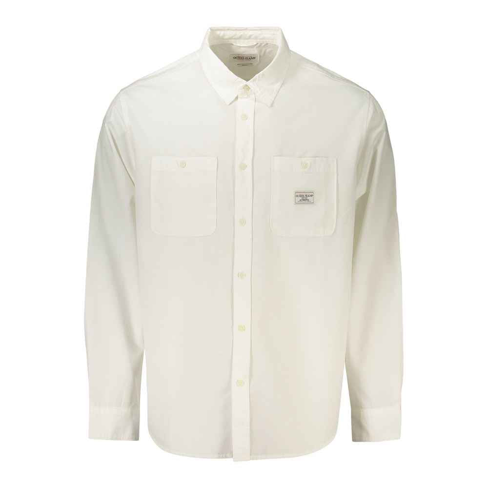 White Cotton Men's Shirt