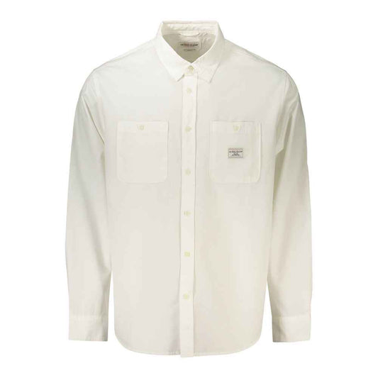 White Cotton Men's Shirt