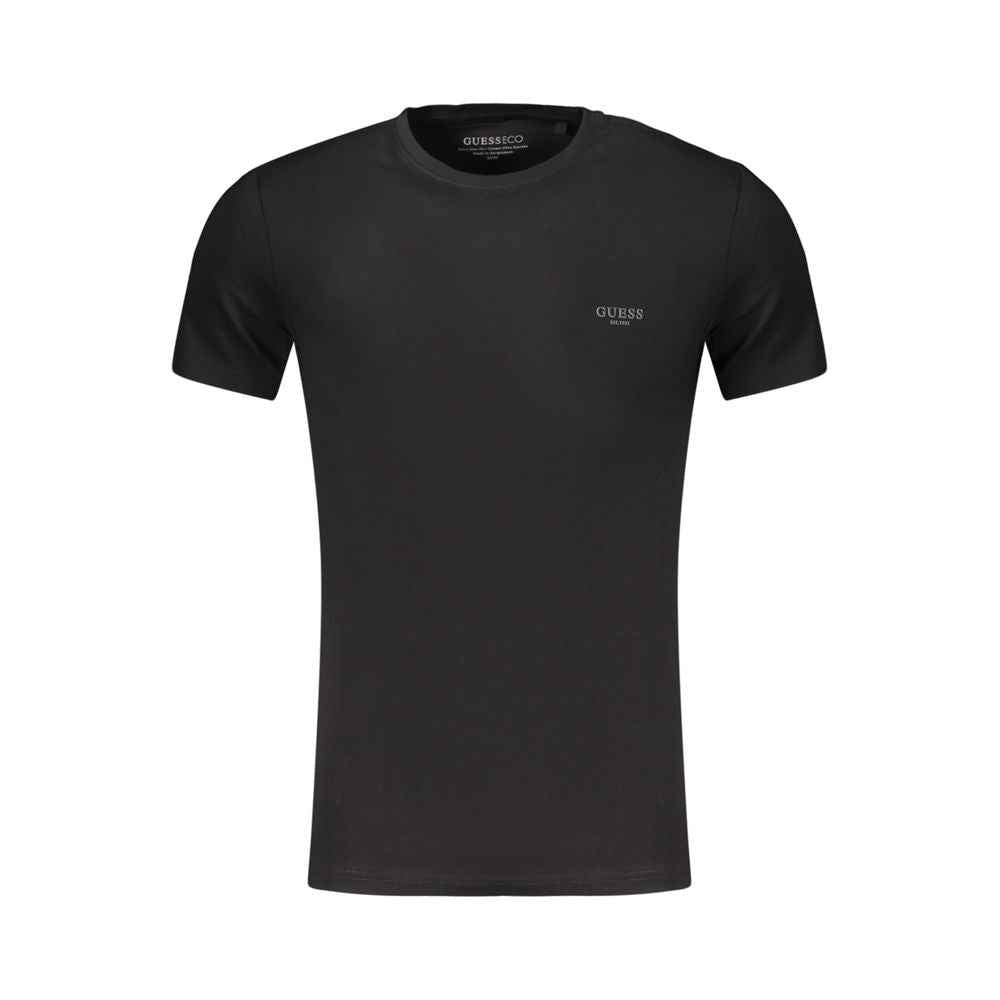 Black Cotton Mens T-Shirt