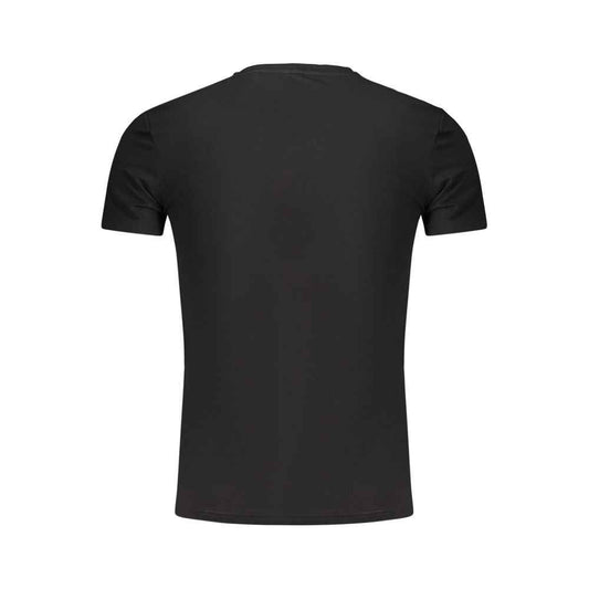 Black Cotton Mens T-Shirt