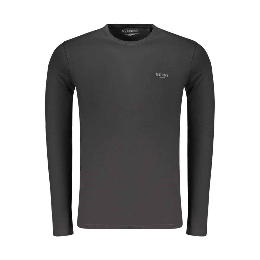 Black Cotton Men's T-Shirt