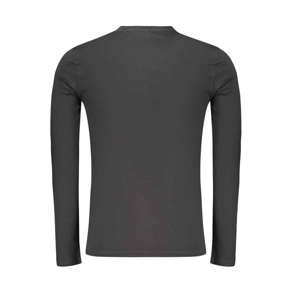 Black Cotton Men's T-Shirt