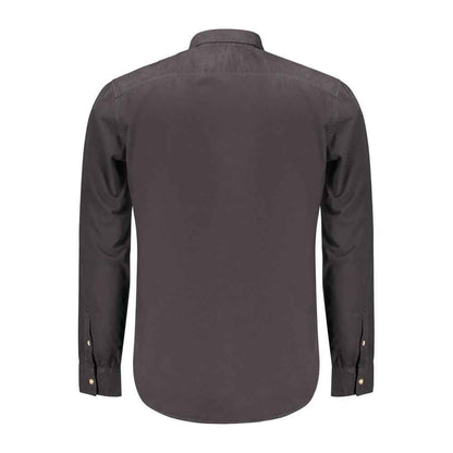 Black Cotton Men's Shirt