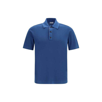 Blue Wool Oves Aries Polo Shirt