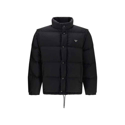 Black Goose Down Full-Length Jacket