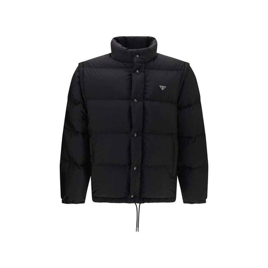 Black Goose Down Full-Length Jacket