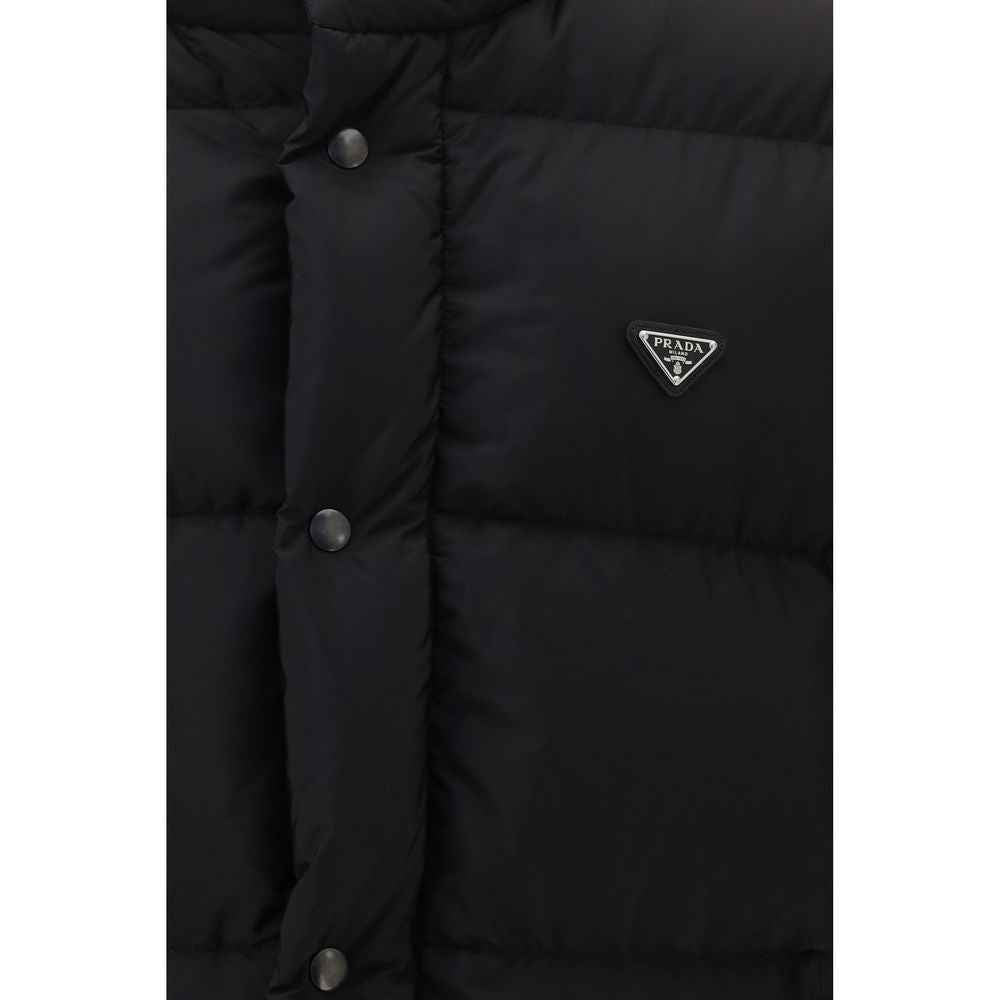 Black Goose Down Full-Length Jacket